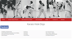 Desktop Screenshot of hiokidojo.com