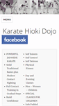 Mobile Screenshot of hiokidojo.com